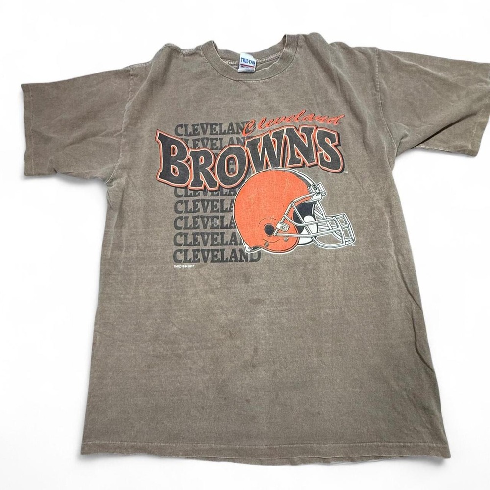 Vintage single stitch USA MADE XL Cleveland Browns NFL Football T-Shirt